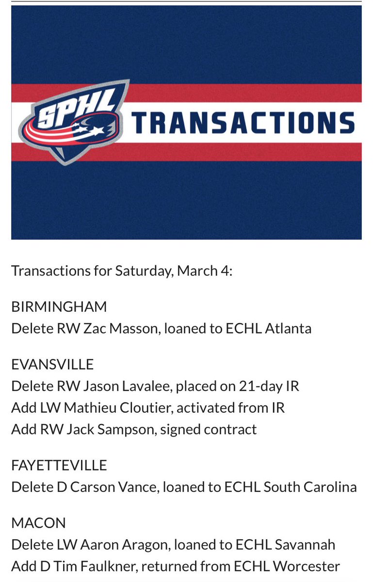 MU_Mens_Hockey's tweet photo. BREAKING NEWS!!!

Jack Sampson has sign a professional contract with the Evansville Thunderbolts of the SPHL. Congratulations Jack, best of luck in your professional hockey career #RollBlue4Ever https://t.co/wEfzWlY1m4