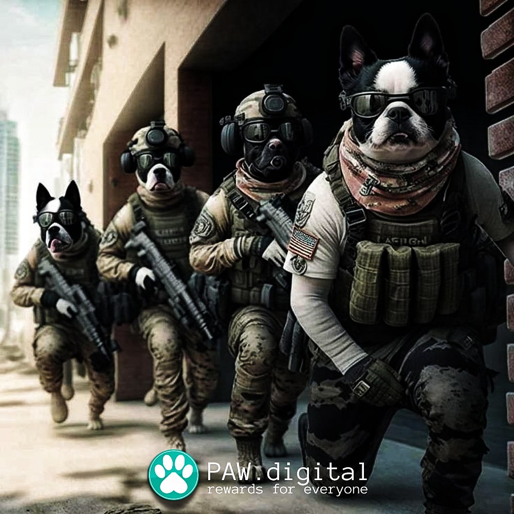 TreatsBot's tweet photo. 🐾The best army around is the PAW Army 🪖👌🦾🔥🚀

Claim 2000 PAW

- Add your PAW address to your twitter bio
- Like &amp; Retweet
-  Respond with any PAW logo, and use hashtags: $PAW #PAW #altcoin #pawarmy

🐶🐱🐻🐵🐴🐘🐖🦔🦝🐔🐰🦁

#pawswap #memecoins #crypto https://t.co/jFh9r4GC5y