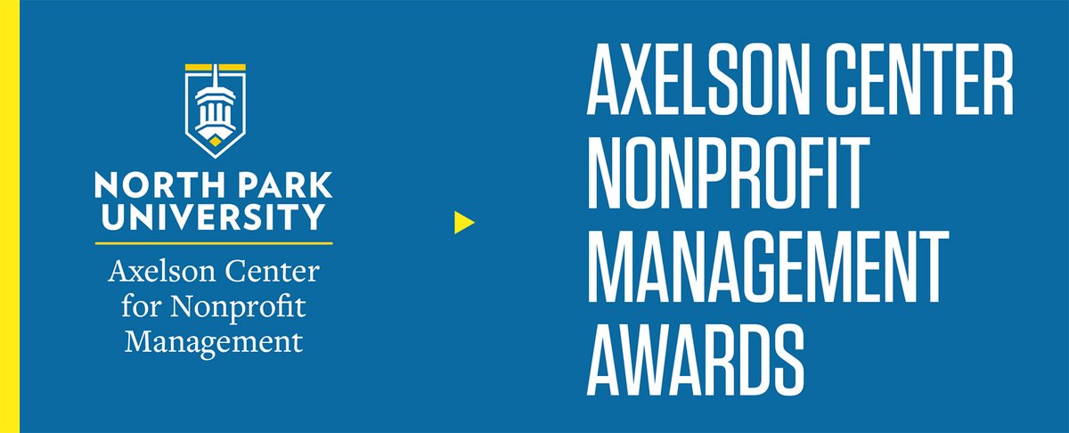 Are you a Chicago-area nonprofit? Then consider applying for either our Excellent Emerging Organization or Alford-Axelson Award for Nonprofit Managerial Excellence! Applications are due March 8th so be sure to learn more and apply here: northpark.edu/centers/axelso…