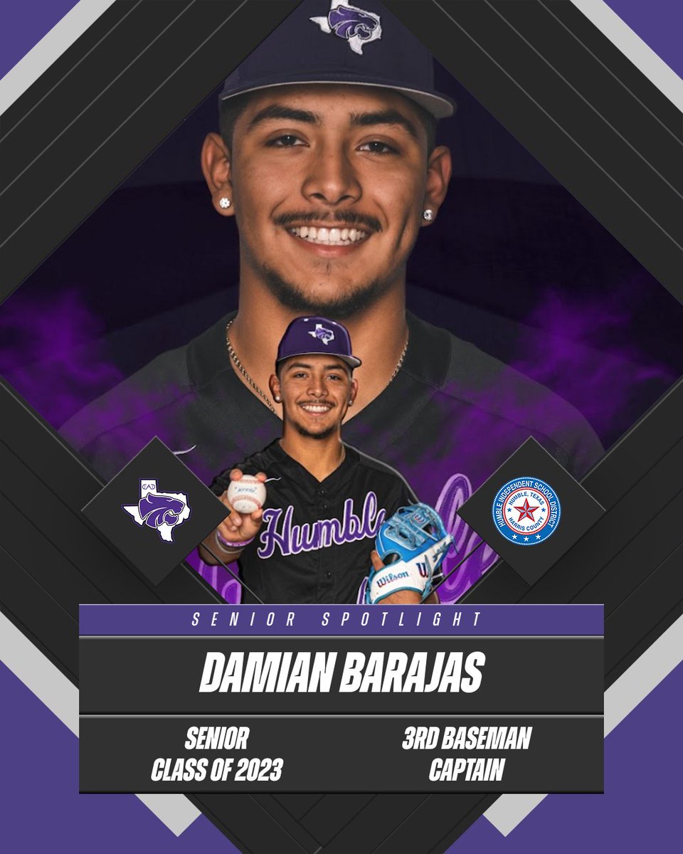 First year letterman in baseball. He has been a huge asset for our program this year! His leadership and ability to continuously get better is inspiring! He also played Quarterback for our football program. He plans to attend the University of Texas at Tyler to major in Nursing