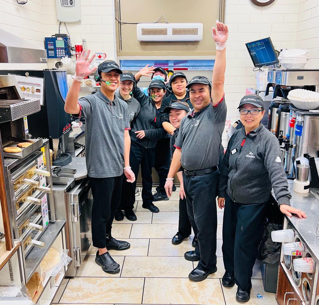 Thanks to the crew at @timhortons for making sure we were full of coffee, hot chocolate, and other goodies all weekend!