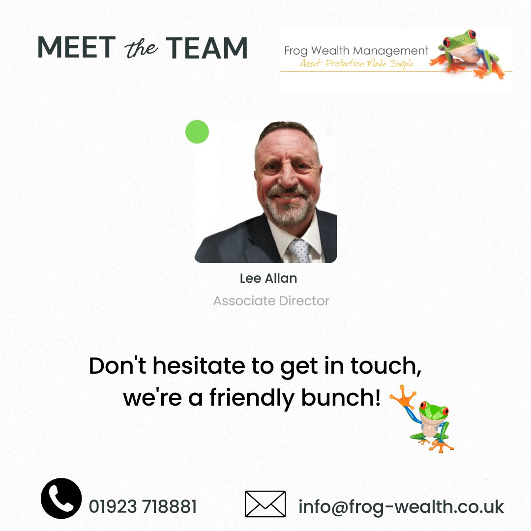 Frogwealth's tweet image. 👋🏽 Meet the Team 🐸 

We are made up of a vibrant team of experts offering Financial Advice. 

Want to get your Will written but don’t know where to start? 

From setting up Trusts to Powers of Attorney, our knowledgable staff are here to help! 

Call us today on 01923 718881 📞