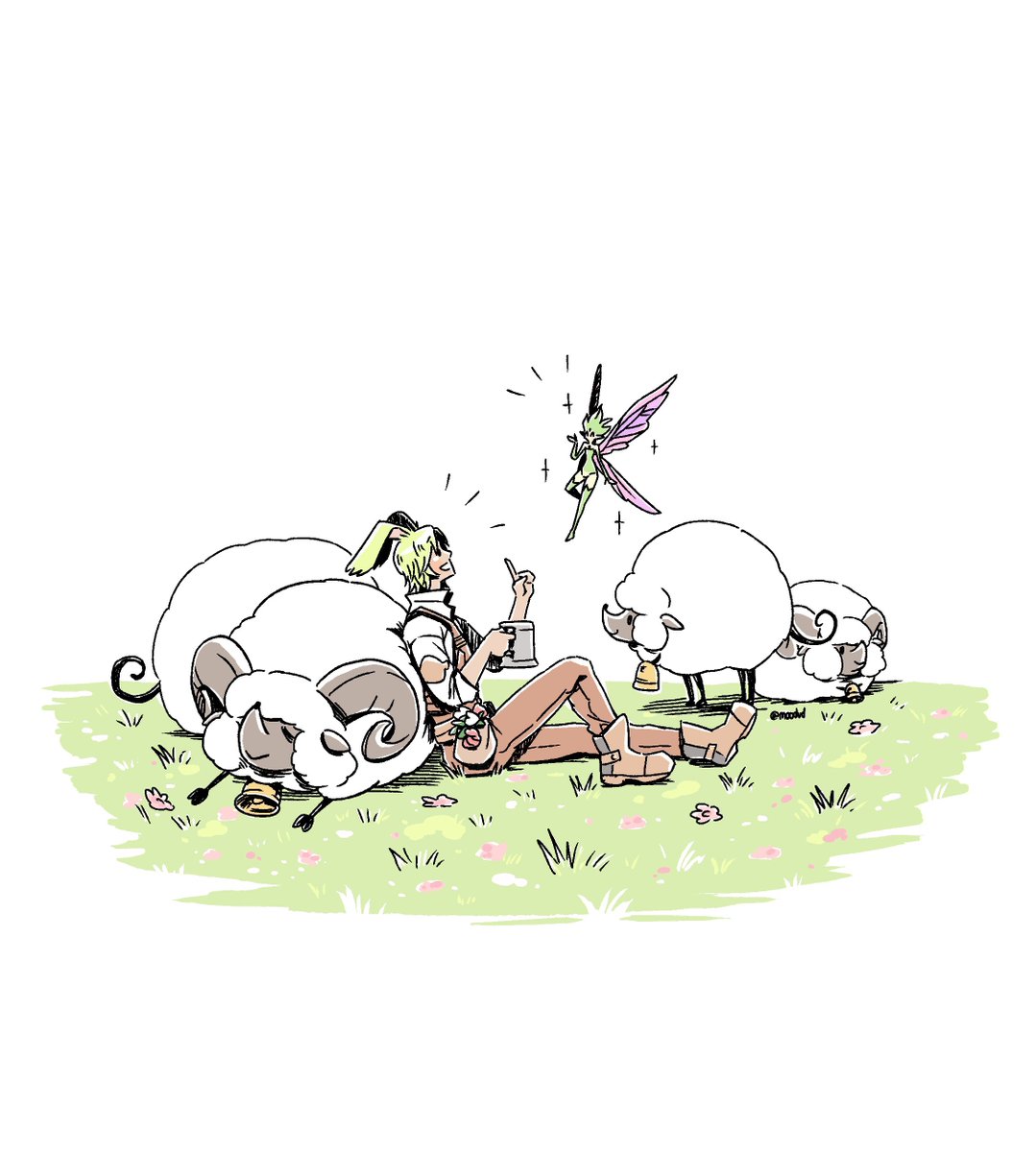 moodud's tweet photo. sheep boi #ffxiv https://t.co/6JumnJTzqB