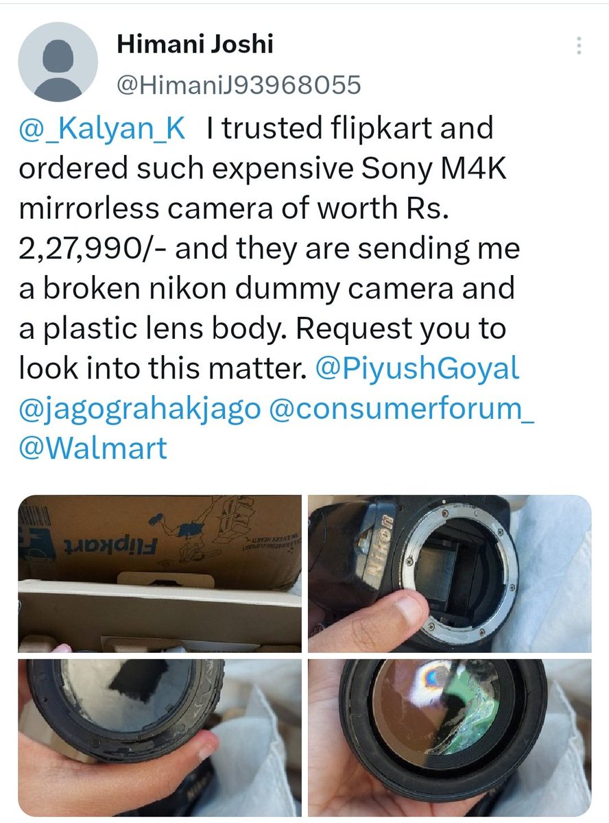 HimaniJ93968055's tweet photo. @flipkartsupport I was told to wait for 48hrs, now asking me again to wait for more 24hrs. Everytime they have some technical error in there systems. Complete mental and emotional harrasment by @flipkart team. @aajtak @jagograhakjago @PiyushGoyal @_Kalyan_K @HindustanTimes https://t.co/6ji0sqavN6