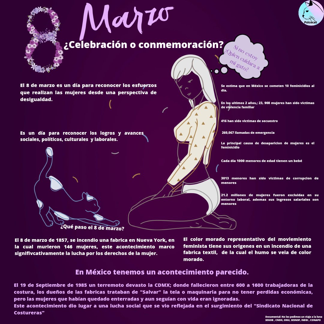 Psicocat_AP's tweet photo. Buenos días ☀️

#marzo #8marzo #marzo2023 #8marzomexico #mexico #poderfeminino #celebracion #conmemoracion #conmemoraciónalamujer #psicocat #feminismo https://t.co/MMiIKoJgeH