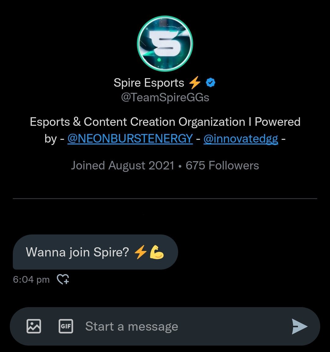 TeamSpireGGs's tweet photo. Who wants this DM👀⚡️ https://t.co/kB9xuMvGKp