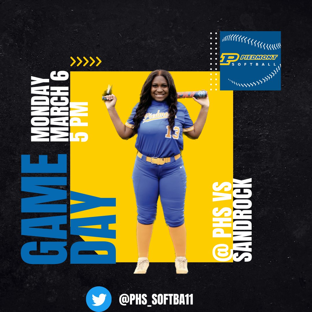 It’s GAME DAY <a href="/PiedmontHS/">Piedmont High School 🎓</a> 🥎