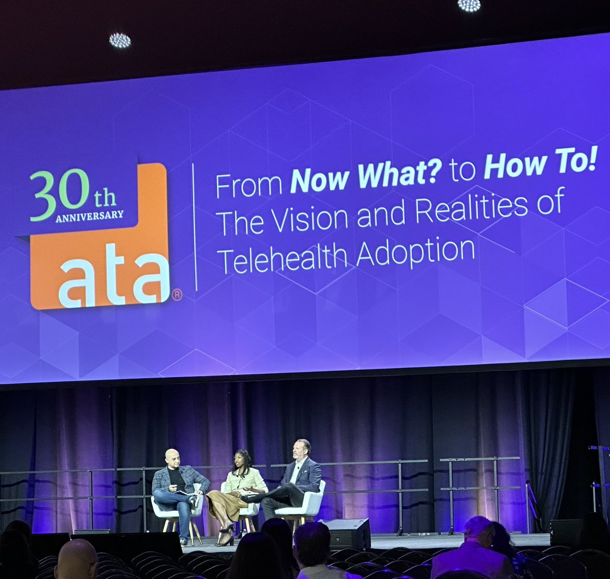 Live from the main stage at #ATA2023: “We have developed solutions where we no longer talk about ‘digital’ or ‘in-person.’ We’re talking about how healthcare has been achieved. The next 30 years are going to move fast and I’m excited about it.” - Cheryl Pegus, MD, MPH