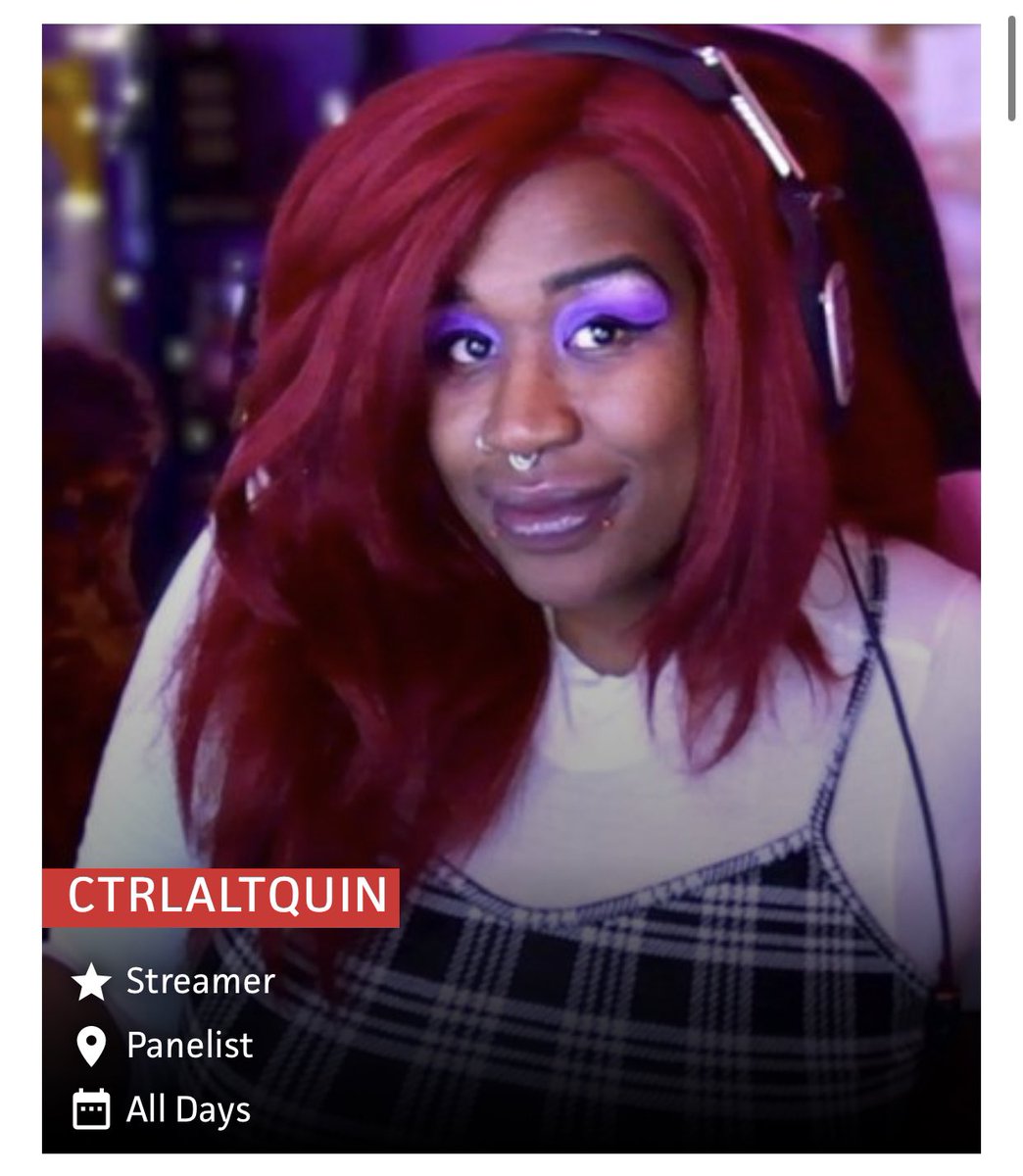 ctrlaltquin's tweet photo. Now that the schedule is up for #PAXEast, I want to let folks know I’ll be there Wednesday-Sunday and aside from my panel blocks I’m open for meetings &amp; more! DMs open. 👾 https://t.co/bJfC3jrAbW