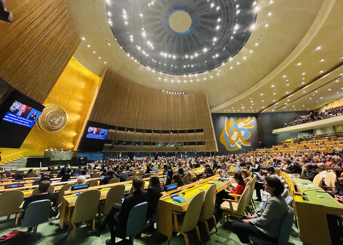 It is impossible to reach the ambitious goals set forth in the 2030 Agenda if we do not harness the potential of half of humanity.

We need the experience of women to address the complex and interlocking crises of our day. #CSW67

bit.ly/PGACSW67