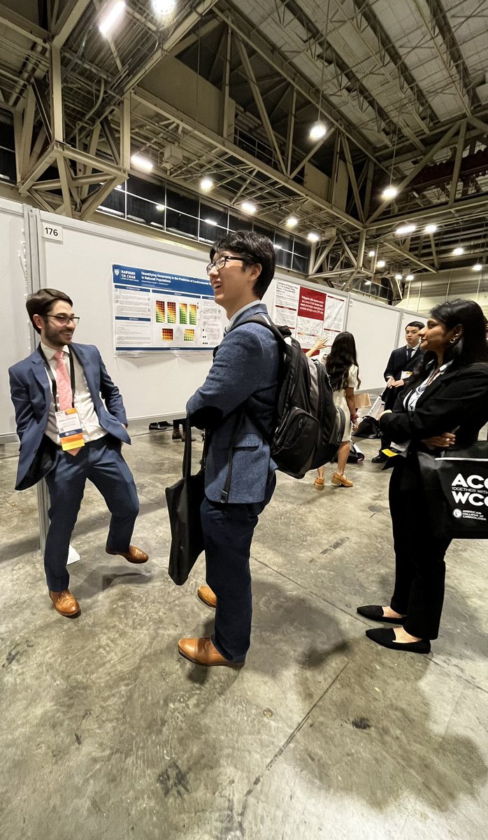 AlexRanaC's tweet photo. Mind-blown after #ACC23!🫀Presenting my research on quantifying uncertainty in CVD risk prediction was a personal highlight, and I'm grateful to have connected with so many brilliant minds who continue to inspire me.

#cardiology #ACCDiversity #futureofcardiology #cardiotweeter https://t.co/CeihUZWdNH
