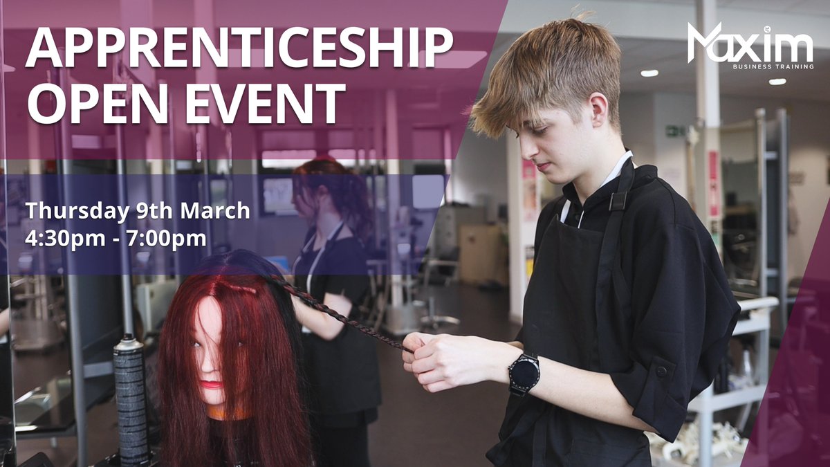 TOMORROW 🎉

We will be kicking off our Maxim Apprenticeship Careers Event tomorrow at 4:30pm! Come and speak to our Maxim team and a variety of employers from the area, including DoorCo, Ethics Leisure, Redrow Homes, and more. ✨

buytickets.at/macclesfieldco…