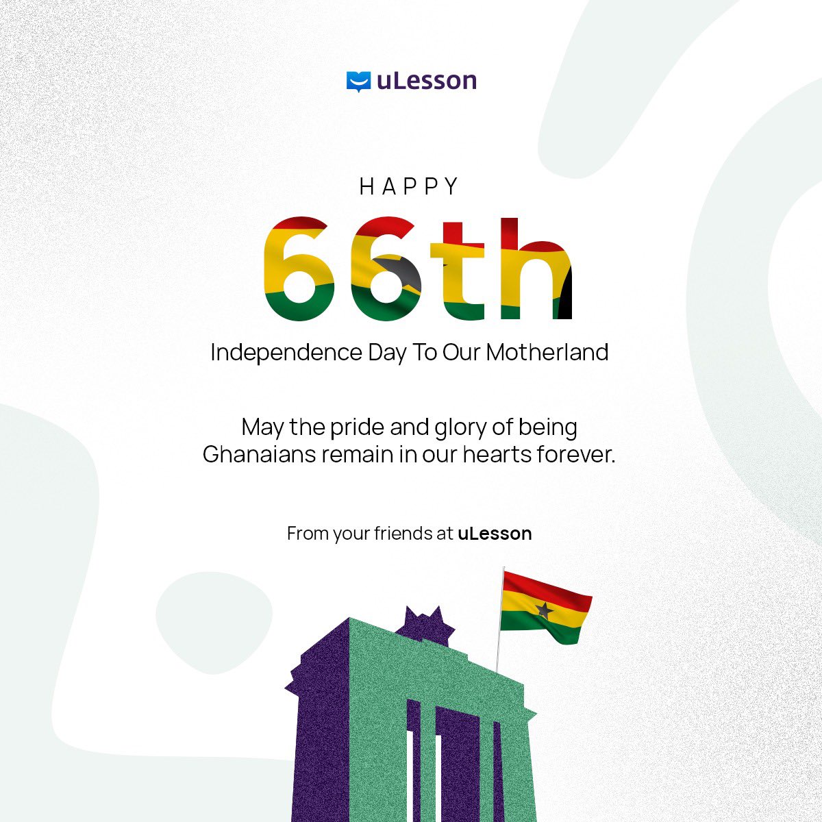 uLessonappghana's tweet image. Happy Independence Day 🇬🇭 

Every Independence Day symbolises freedom, and we wish you a wonderful Independence Day celebration.

#ulesson #lovelearning #indepenceday