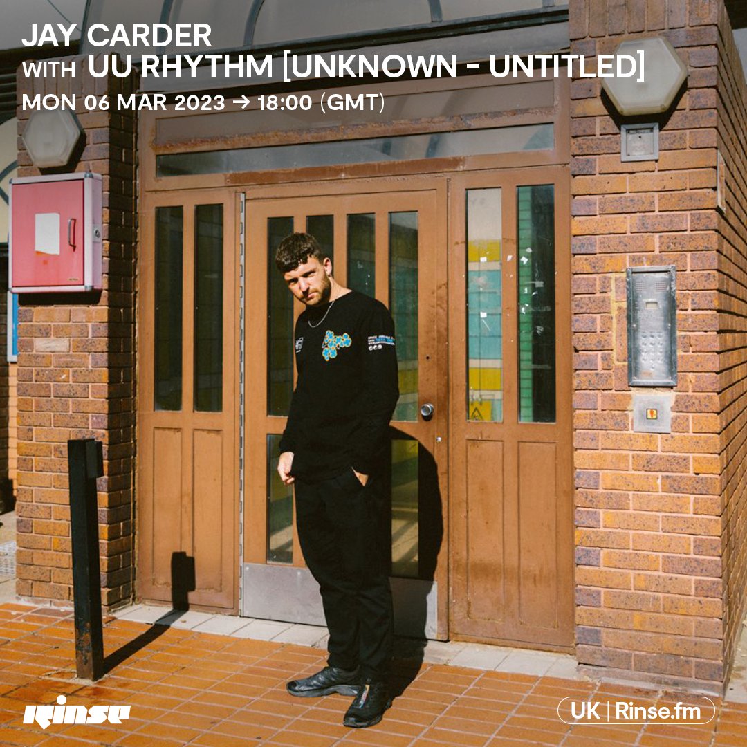 LIVE: It's <a href="/jaycarderdj/">Jay Carder</a> with #uurhythm on rinse.fm + 106.8FM

#RinseFM