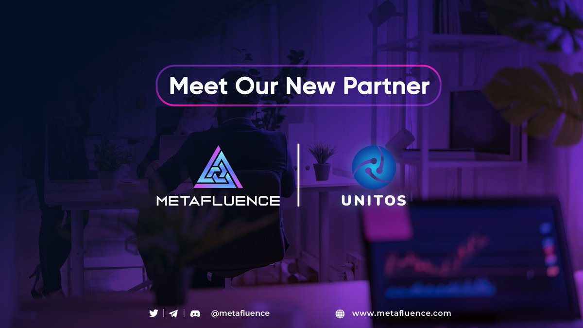 famoussaidwhat's tweet photo. 🔸 @Metafluence has announced a partnership with @Unitos_io

🔸 #UNITOS is an innovative digital platform and app for cryptocurrencies, trading circuits, nfts, launchpads, fan tokens and more. 

🔽INFO
https://t.co/ESILcqepgr https://t.co/6V3eKJcZPY