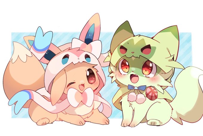 ✿ロコンとアローラロコン✿リメイクver 」|🌱ゆぽ仔🌱のイラスト