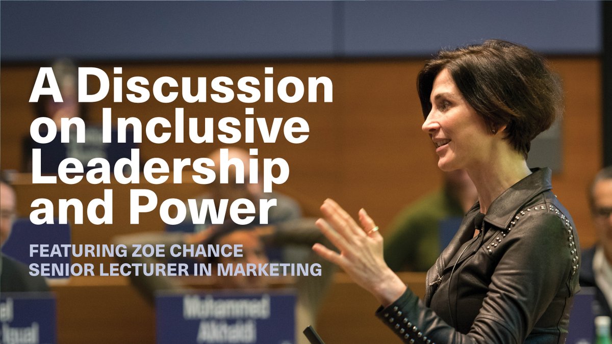 Employees are asking for inclusive leadership, but what does that mean and what does that look like? 

On Thursday, March 16, join us for an interactive webinar with @zoebchance on what it takes to build inclusive cultures in organizations.

Register now: bit.ly/3YuKj4Z