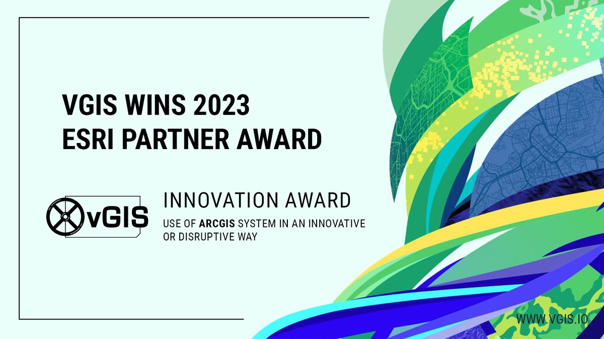 The vGIS team is proud to announce that we've received the 2023 Esri Innovation Award at this year's Esri Partner Conference! Read more about the award at vgis.io/2023/03/05/vgi…