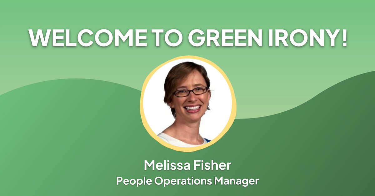 greenirony's tweet photo. 👋 Say hello to our newest team member, Melissa Fisher! Melissa joins us as our People Operations Manager. Her experience in both IT and support will be a valuable asset to the Green Irony team. We are thrilled to have her onboard! https://t.co/5nelij27W1