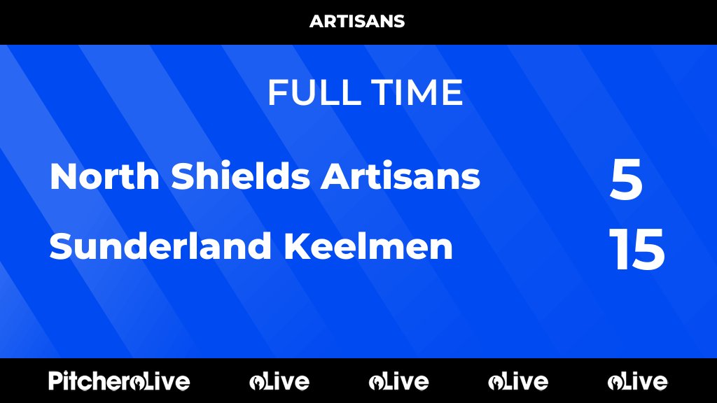 FULL TIME: North Shields Artisans 5 - 15 Sunderland Keelmen
#NORSUN #Pitchero
pitchero.com/clubs/northshi…