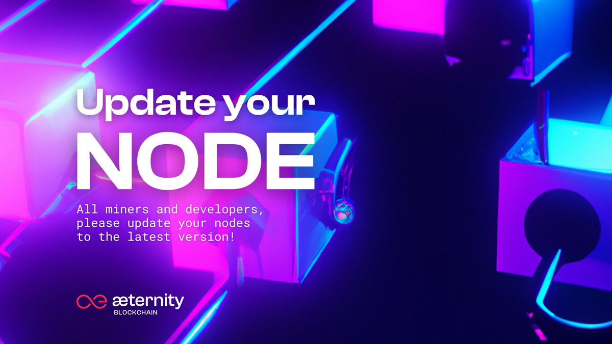 aeternity's tweet image. Attention miners & depers on #æternity #Blockchain! The latest v6.8.0 & v6.8.1 node releases are out with new #functionalities for node config & #Hyperchains post-commitments on the parent chain. Update your #nodes now & enjoy the new features. More info: bit.ly/3SOF4fB