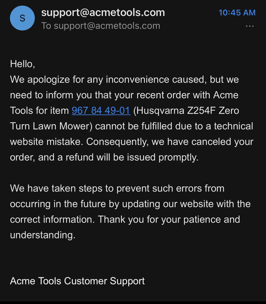 GS_Boosted's tweet photo. @LordOfSavings @PacersNColts Order was just canceled https://t.co/wqhUusrZIw