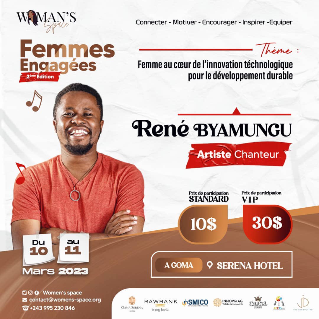 Vous êtes une #femme engagée et passionnée par l'innovation donc ça vous intéresse sûrement la bonne musique! Touchez dans votre plumier et rejoignez-nous ce 10 et 11 mars 2023 à @gomaserena Hotel.
Tout est bien qui se chante