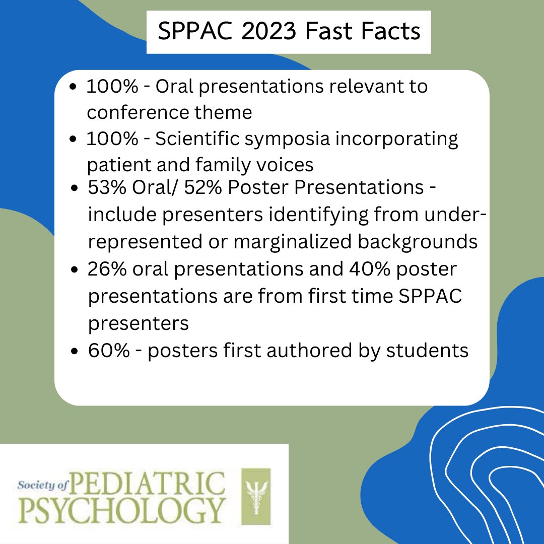 Curious about the presentations at #SPPAC2023? Here are some fast facts that highlight not only the professional content, but also the depth of the information during this years conference!
