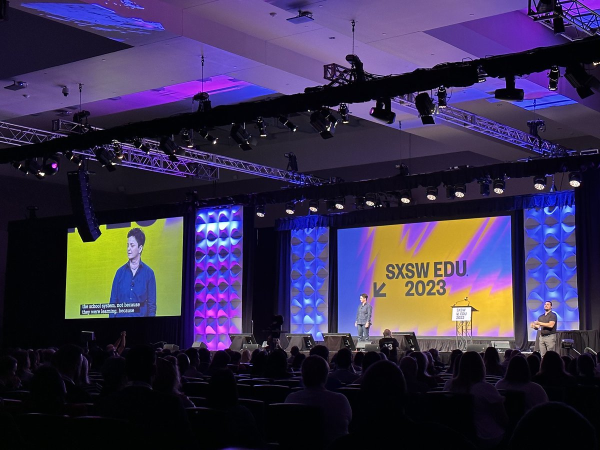 The newcomer experience does not need to be as traumatic as it is. In the words of Luma Mufleh “Why can’t we make the welcome mat a little longer, a little softer and a little gentler.” @SXSWEDU #Keynote @OOT_AldineISD @adbustil @silviascheirman