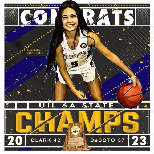 HUGE congrats to future Lady Rattler @RamseyRobledo on winning State 🏀🏆 Can’t wait to see you in the Blue and Gold next season! 🐍😤 #stmuwbb #fangsout