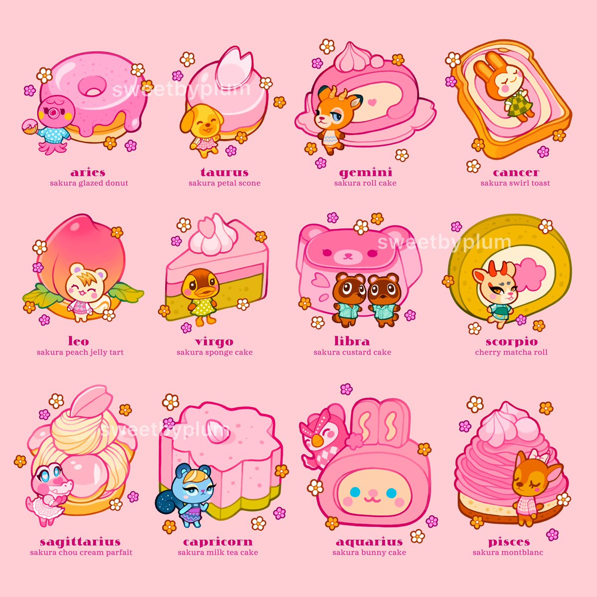 what’s your sakura dessert zodiac? let me know! 🌸

I’m a sakura roll cake 🧁