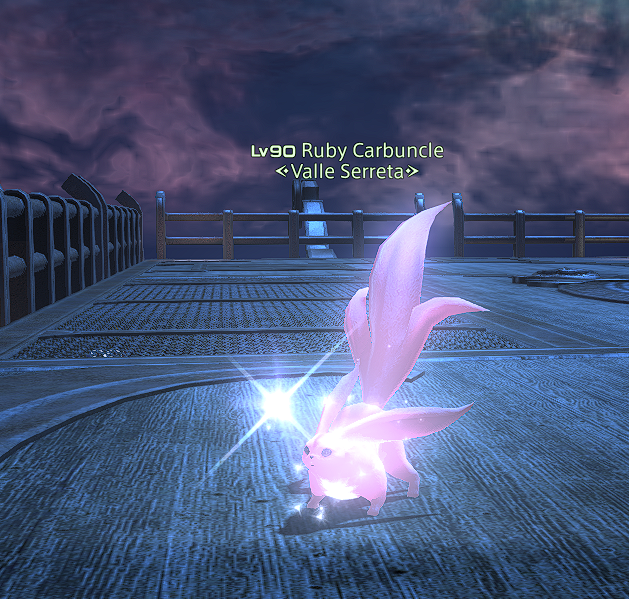 catbuncle's tweet photo. When you go to the Whorleater, certain carbuncle summons look a little funny. That's where my purple one in icon comes, it's Ruby. https://t.co/IaVdPl6Gpr
