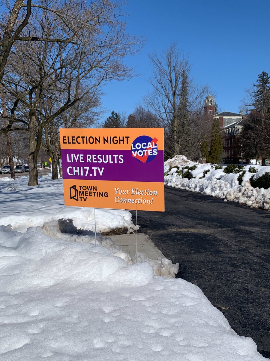 TownMeetingTV's tweet photo. We're getting ready for #TownMeetingDay! Join us tomorrow night @ 7pm. for local election results from #BTV #SouthBurlington #EssexVT #Williston #Winooski &amp; #ColchesterVT. For more info, a link to the results show, and the election module, visit: https://t.co/MNBKujwqFf! #vtpoli https://t.co/2DbxTXlHJn