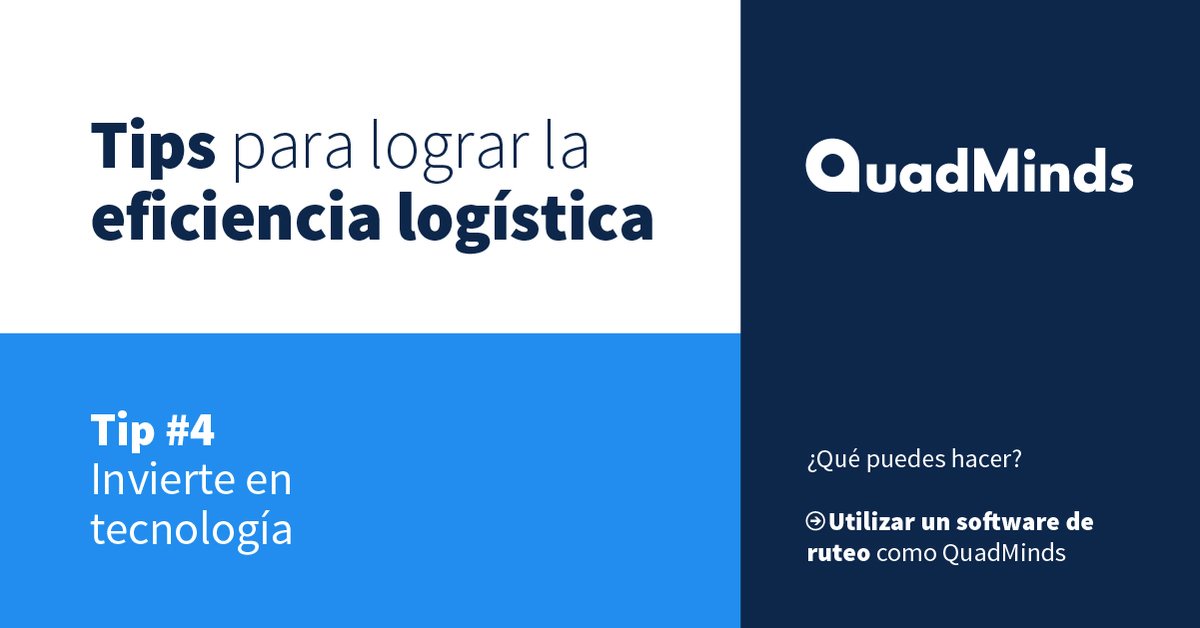 5 tips para profesionalizar tu servicio logístico y pasar al siguiente nivel
4️⃣ Invierte en tecnología

Sigue nuestros tips para saber más o ingresa a nuestro sitio web para conocer cómo funciona nuestra solución 🔗bit.ly/3kWKSqb
