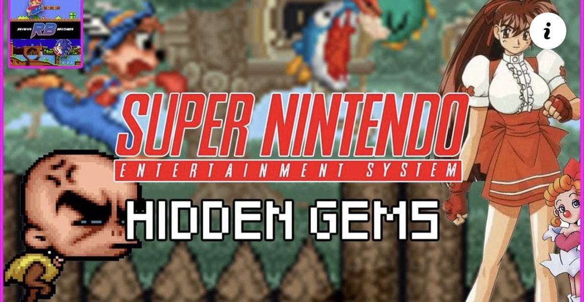 secretlevelspod's tweet image. Our pal Martin from The Reviews Brothers on YouTube released a really cool SNES Hidden Gems video!

I highly recommend if you’re looking for some different games to play!

Link:
youtu.be/ZgUsfQtGzEg

#snes #supernintendo #retrogaming #hiddengems #nintendo