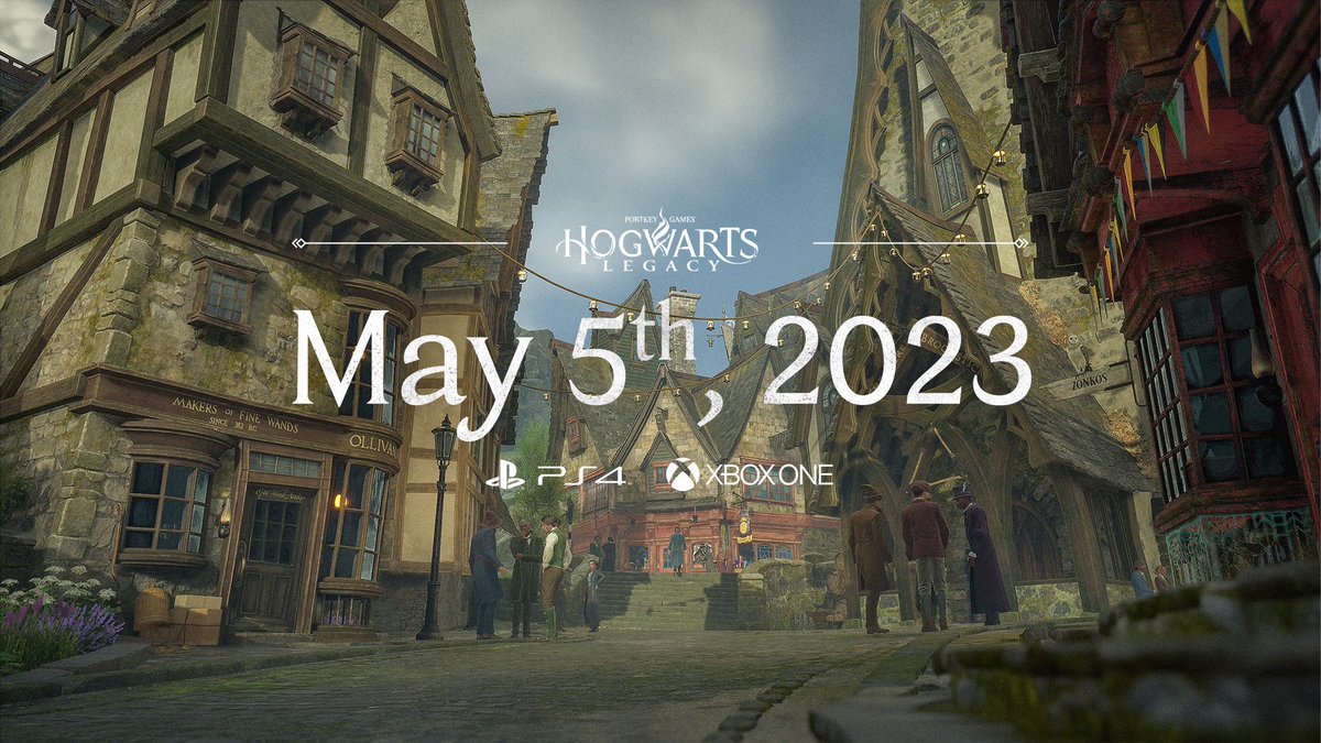 We’re overwhelmed with gratitude for the response to Hogwarts Legacy from fans around the globe. The team is working hard to deliver the best possible experience on all platforms and we need more time to do this. Hogwarts Legacy will launch for PS4 and Xbox One May 5, 2023.