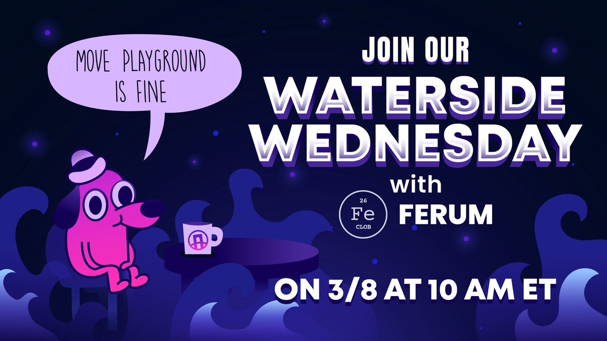 PontemNetwork's tweet photo. Pontem invites you to attend our joint AMA with Ferum @ferumxyz!

❓When: 

⏰3/8 at 10 am ET

❓Where:

🔈TW:https://t.co/PQg7cyc6Es
🔈DC:https://t.co/Q1NJkgAWAD
🔈YT:https://t.co/6yVguYXxxb

✍🏼Submit questions to be answered live here:https://t.co/k1fcvQ3UTD https://t.co/QvGX7eJk5s
