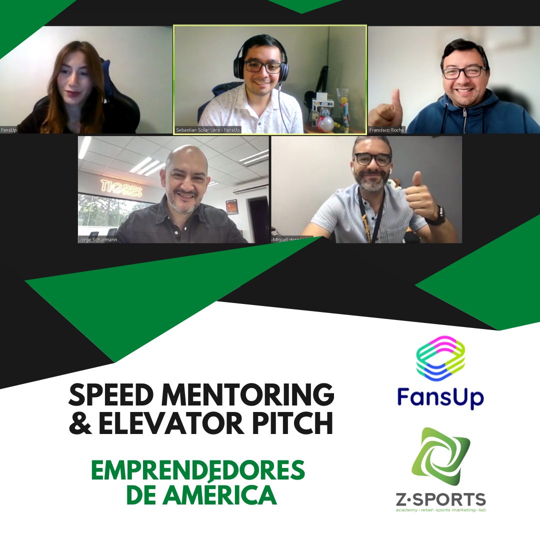 FansupApp's tweet photo. Speed Mentoring &amp; Elevator Pitch en #EmprendedoresDeAmérica 

FansUp Proyecto apoyado por 
@Corfo

#ZSportsLab #Generación3  #Sportech #FansUp #Corfo #CorfoChile https://t.co/DOtEYeifrU
