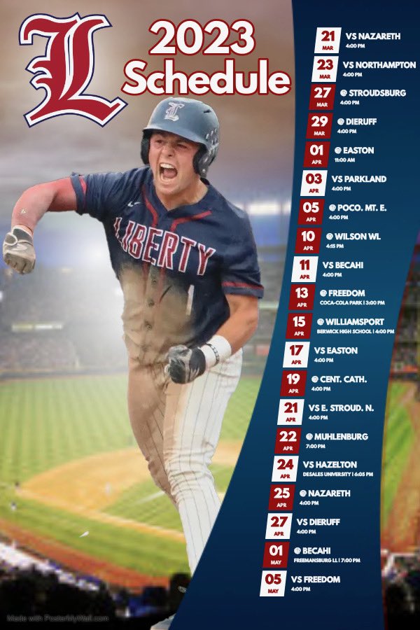 As today begins the first day of the spring athletics season, check out our schedule below! All games are subject to change. We will do our best to update as soon as we get notice.