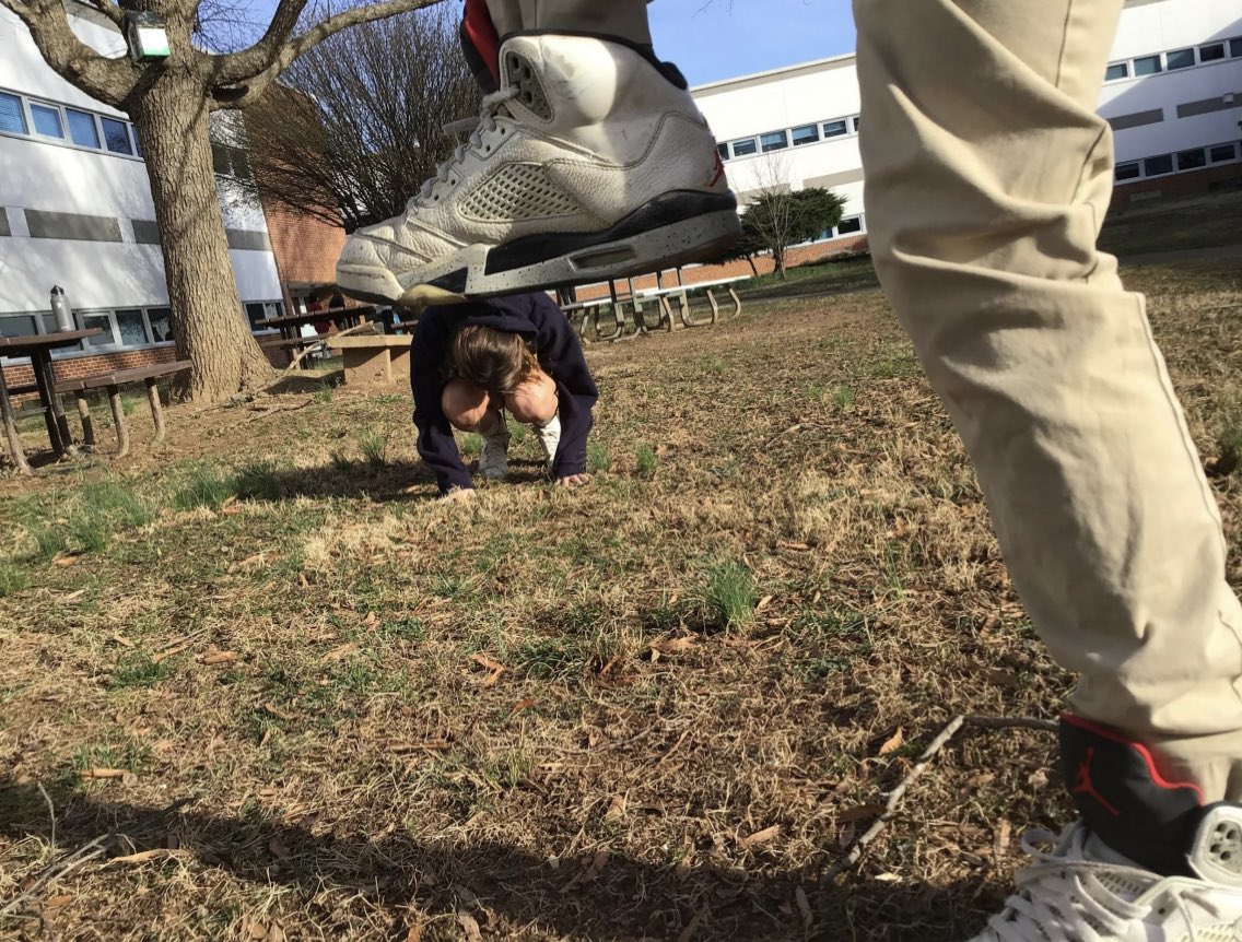 BusEdFun4U's tweet image. The 8th grade Photography &amp;amp; Digital Media students practice their Forced Perspective technique skills creating an optical illusion shown through their photographs. @BoykinBryan @HokieAEK @WMS_WolfPack @Ashley83859234
