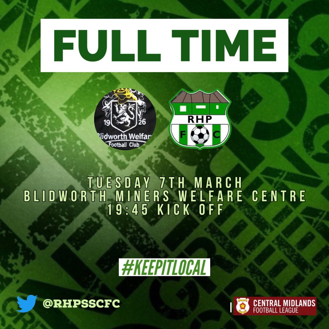 RHPSSCFC (@rhpsscfc) on Twitter photo Next up for the green army is a trip to <a href="/BlidworthFC/">Blidworth Welfare FC</a> tomorrow night.
#UnderTheLights #KeepItLocal Next up for the green army is a trip to <a href="/BlidworthFC/">Blidworth Welfare FC</a> tomorrow night.
#UnderTheLights #KeepItLocal