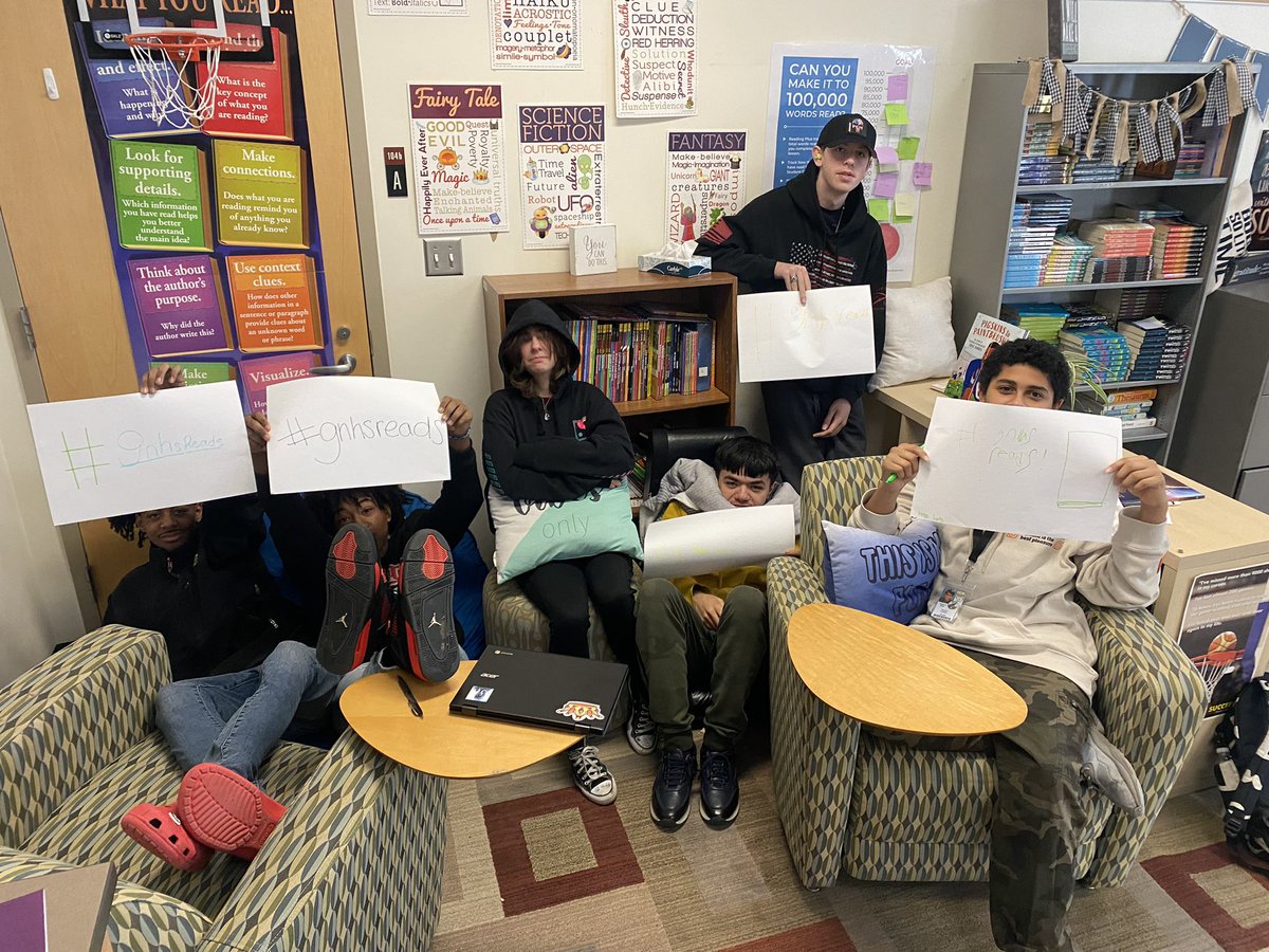 Relax and Read -Mondays in March!  #gnhsreads