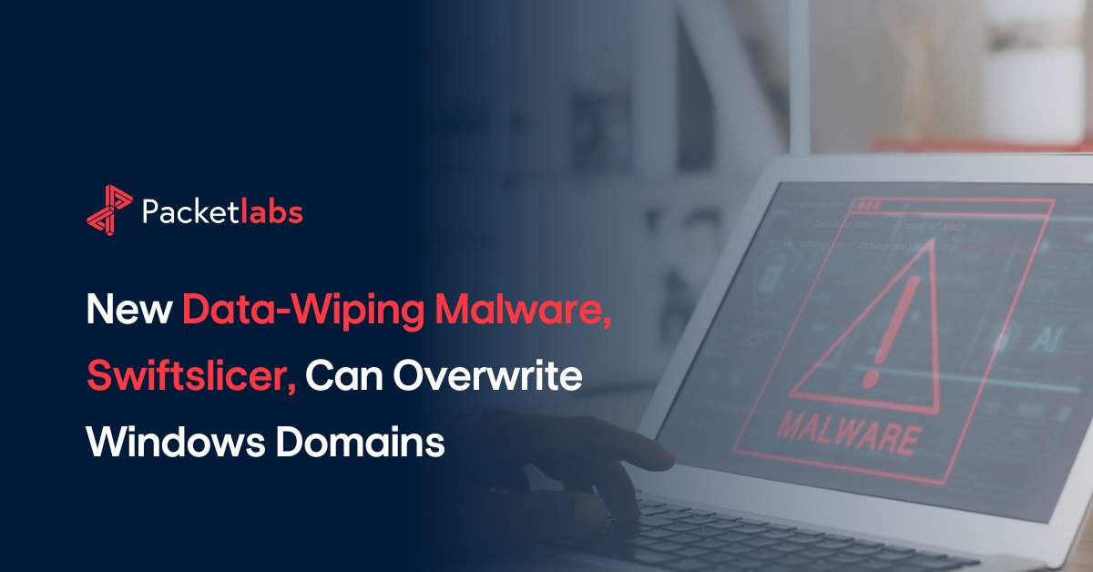 pktlabs's tweet image. A new data-wiping malware, Swiftslicer, is proving extremely dangerous as it can erase entire Windows systems and shadow copies – making data recovery impossible. Here&apos;s what you need to know.

hubs.li/Q01DP-7y0

#Malware #Swiftslicer