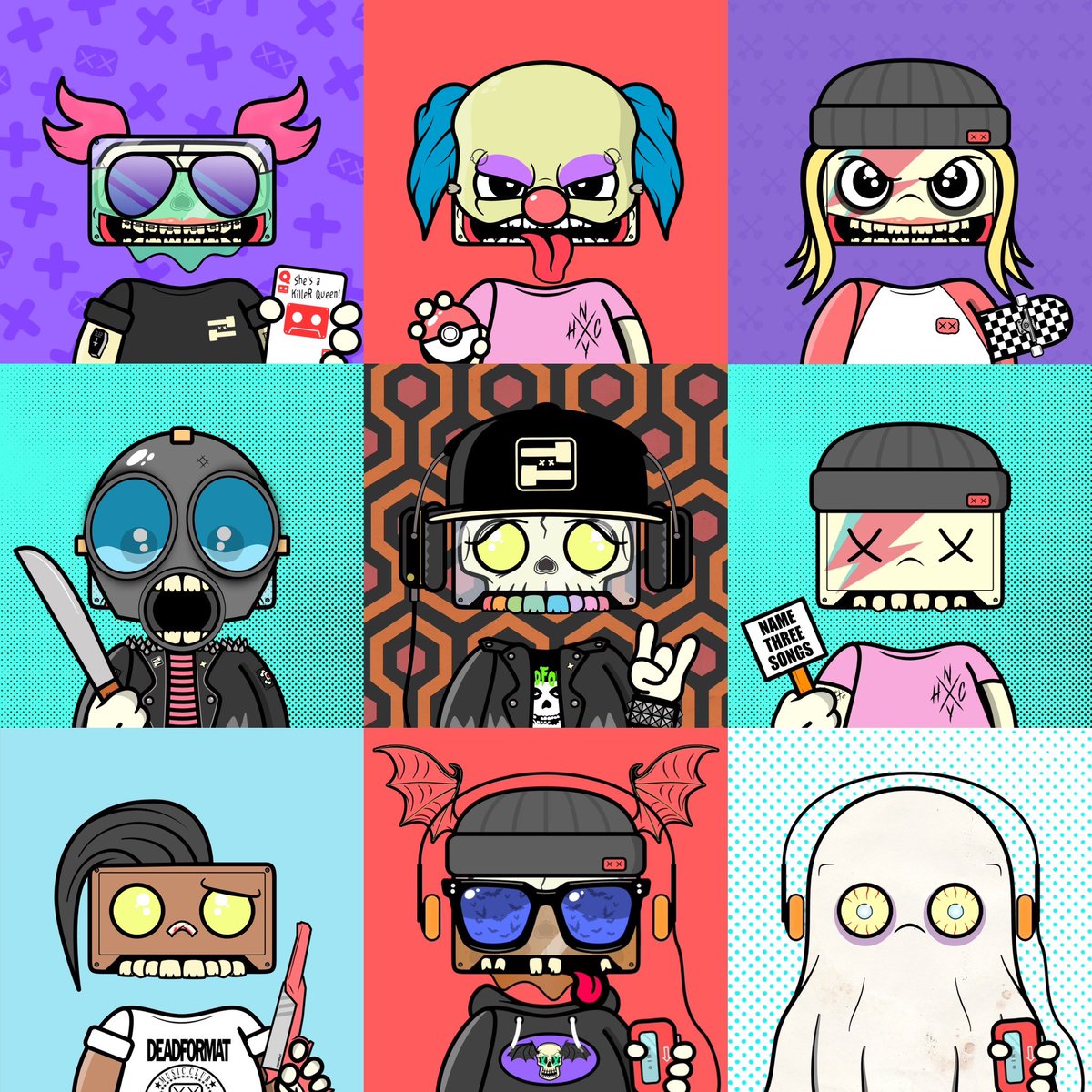 Toxic Tapes. A 3,333K generative project using @buenonft will launch on 12th March for public mint. 

Would love these cassettes to find lots of homes. Please share and help if happen. 

We will use mint to raise percentage for charity and to build community. #lfg #NFTCommuinity