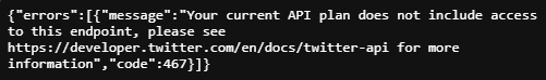 KingLux83's tweet photo. NO FUCKING WAY DID TWITTER LOCK THEMSELVES OUT OF THEIR OWN API HOLY FUCK THIS IS THE FUNNIEST SHIT I'VE EVER SEEN #TwitterDown https://t.co/BOoMGc34uR