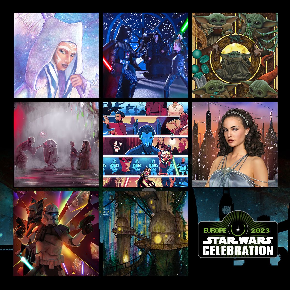 StarWars Celebration on Twitter "The 𝘚𝘵𝘢𝘳 𝘞𝘢𝘳𝘴 Celebration Art Show sneak peek is here! Check