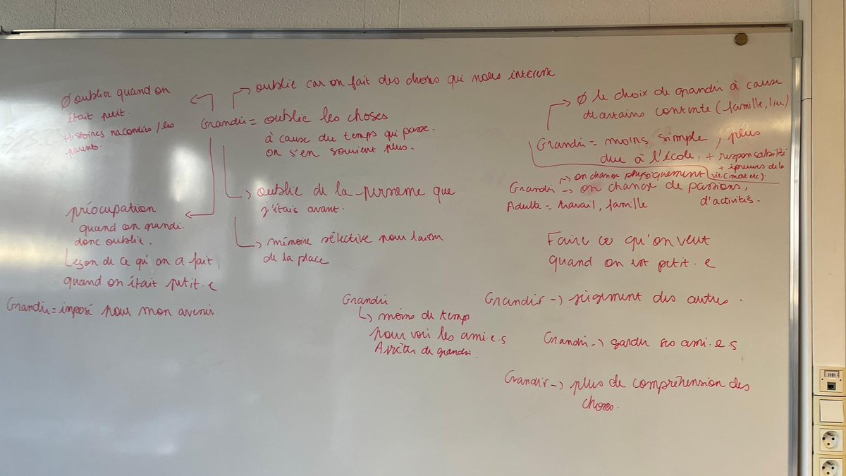 Graines2philo67's tweet photo. « Est-ce que grandir c’est s’oublier ? » Voilà la question choisie pour le premier atelier du deuxième groupe du collège André Maurois ! Un bel espace riche pour et par elleux qui nous est offert un vendredi sur deux 🌱#philo https://t.co/BxuwGtSRSF