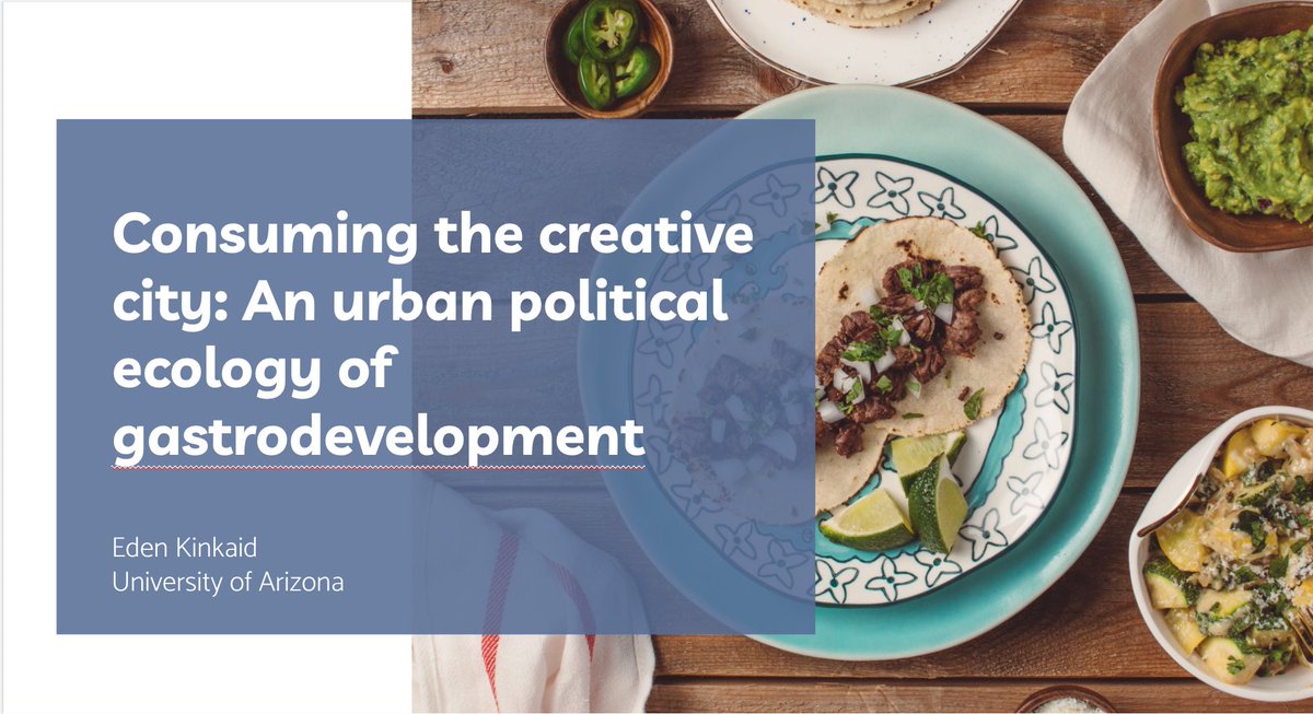 Excited to visit <a href="/uogeog/">University of Oregon Geography</a> this week as a colloquium speaker! Presenting my work on food &amp; development: “consuming the creative city: an urban political ecology of gastrodevelopment.” Come hear about it and/or sign up for a meeting to say hello!