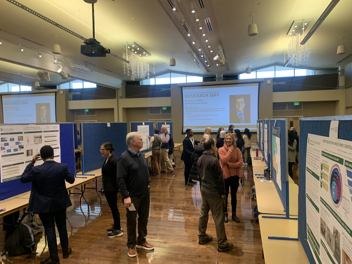 It’s #CHHSResearchDay! We’re in the LSC Ballroom chatting about everything from college readiness to digital storytelling in education and beyond. 📚🐏💚

Come say hi! 👋

And if you can’t, follow along here 😎