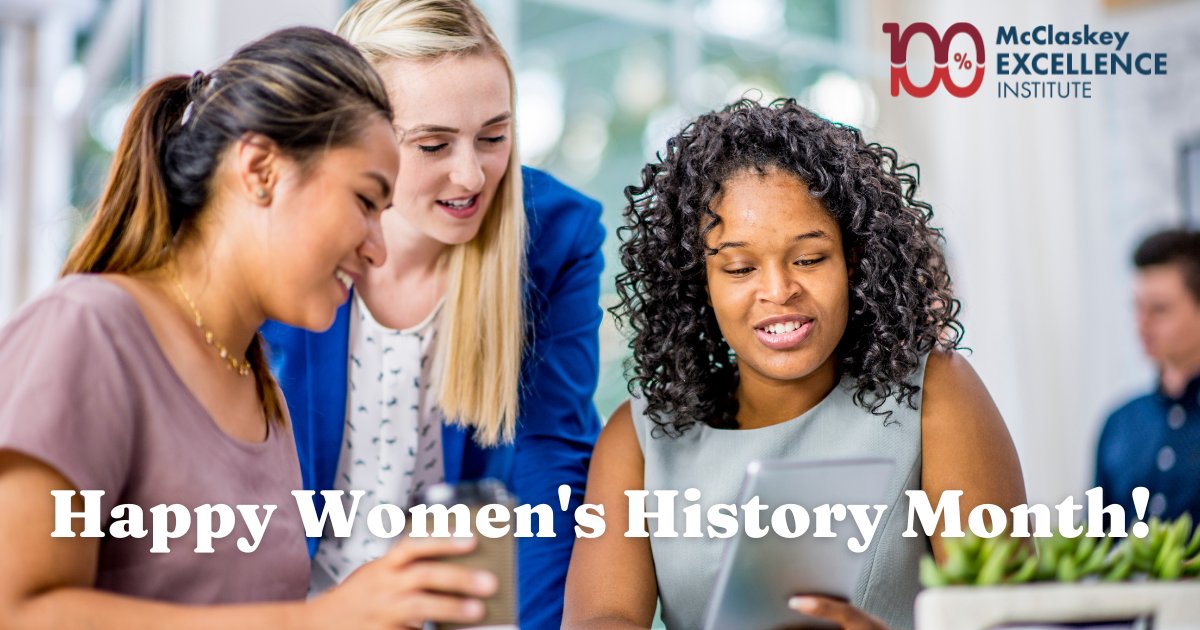 Happy Women's History Month! We are so honored getting to work with outstanding women leaders every day.